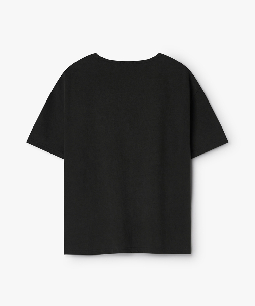 WEST GRAND BOULEVARD(ウエストグランドブルバード)の「ヘイローピグメントヘンリーネックTシャツチャコール(Tシャツ/カットソー・メンズ・その他・MEDIUM/LARGE/X-LARGE)」の2枚目の写真