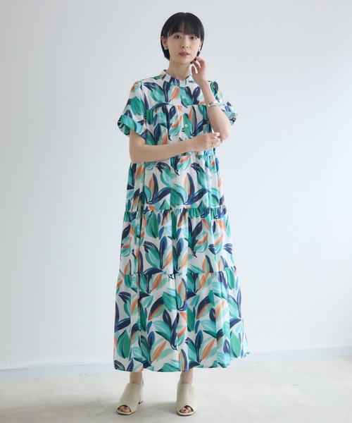 Paradise Picnic（パラダイスピクニック）の「半袖ティアードプリントワンピース（ワンピース・レディース・その他3/その他4/その他2/その他1・FREE）」の7枚目の写真