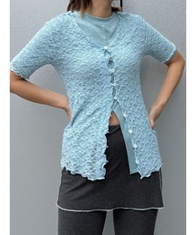 ELCHELE（エルチェレ）の「LACE SKIPPER TOP（シャツ/ブラウス）」