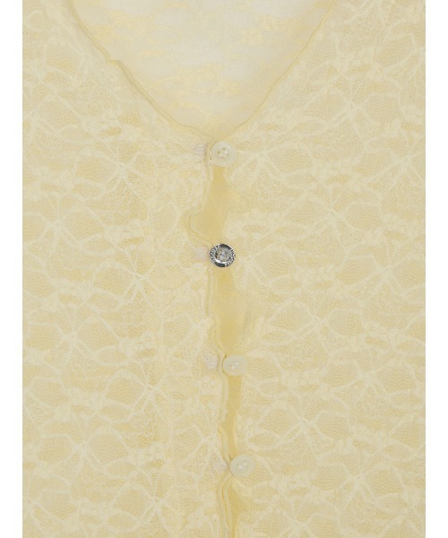 ELCHELE（エルチェレ）の「LACE SKIPPER TOP（シャツ/ブラウス・レディース・サックスブルー/クリーム/ブラック・FREE）」の17枚目の写真
