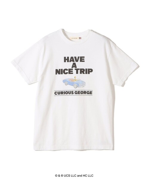 SHIPS（シップス）の「【SHIPS別注】GOOD ROCK SPEED/Curious George/TEE（Tシャツ/カットソー・レディース・ブルー/イエロー/ホワイト・ONE SIZE）」の7枚目の写真