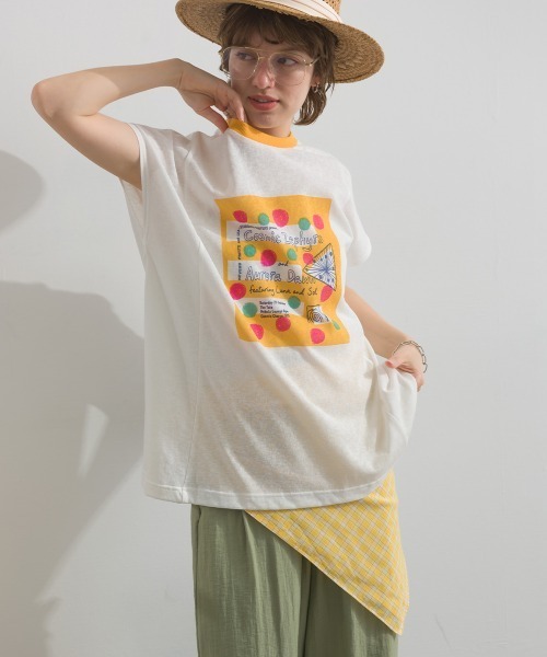 Figgle(フィグル)の「レーヨンナイロン麻 チェックベルト付き タックパンツ(その他パンツ・レディース・グレー/カーキ・FREE)」の16枚目の写真
