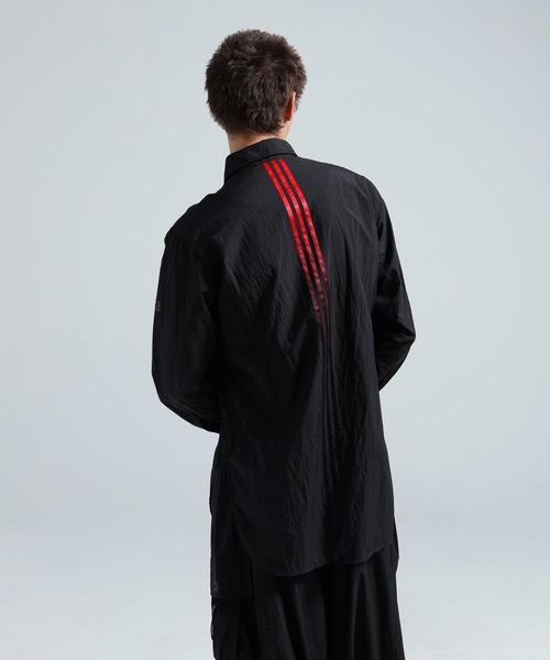Y-3(ワイスリー)の「Y-3 GRADIENT 3 STRIPES NYLON OVERSHIRT(シャツ/ブラウス・メンズ・ブラック・XX-SMALL/X-LARGE/LARGE/MEDIUM/SMALL/X-SMALL)」の3枚目の写真
