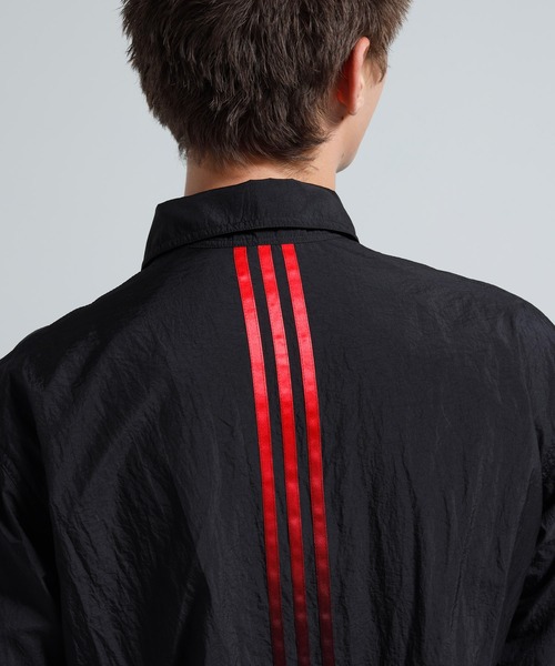 Y-3(ワイスリー)の「Y-3 GRADIENT 3 STRIPES NYLON OVERSHIRT(シャツ/ブラウス・メンズ・ブラック・XX-SMALL/X-LARGE/LARGE/MEDIUM/SMALL/X-SMALL)」の6枚目の写真