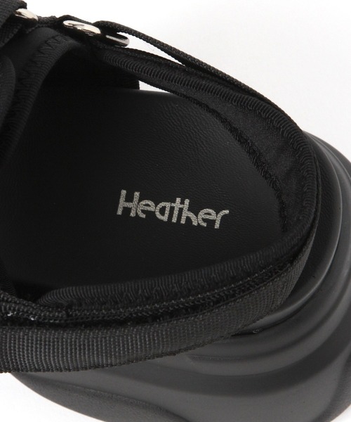 Heather(ヘザー)の「ベルト付きボリュームサンダル 858547(サンダル・レディース・アイボリー/ブラック・M/L)」の15枚目の写真