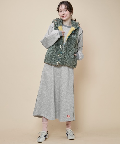 KRIFF MAYER Lady's Collection（クリフメイヤーレディースコレクション）の「遠赤加工ワンピース（ワンピース・レディース・ブラック/グレー/オリーブ/ナチュラル・MEDIUM/LARGE）」の12枚目の写真
