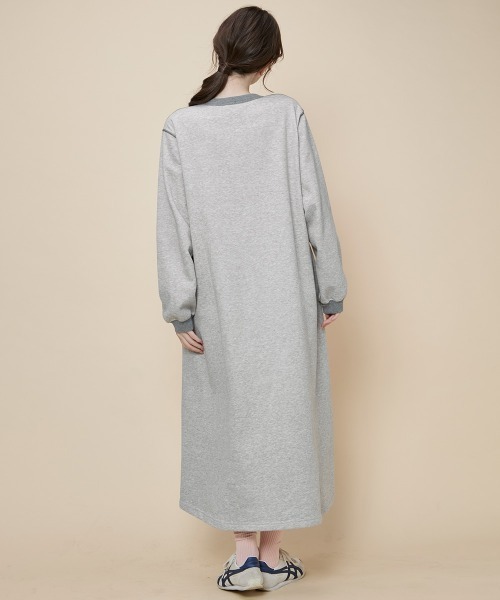 KRIFF MAYER Lady's Collection（クリフメイヤーレディースコレクション）の「遠赤加工ワンピース（ワンピース・レディース・ブラック/グレー/オリーブ/ナチュラル・MEDIUM/LARGE）」の17枚目の写真