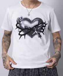 Pierced Heart Stone Tee/ピースハートストーンTシャツ