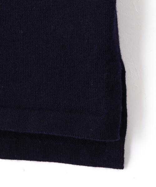 Y(ワイ)の「Y / NONMULESING WOOL KN POLO(ニット/セーター・メンズ・ネイビー/ホワイト・MEDIUM/SMALL/LARGE)」の10枚目の写真