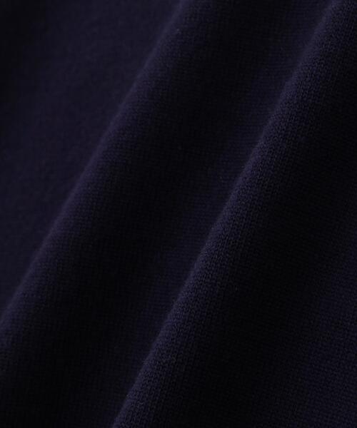 Y(ワイ)の「Y / NONMULESING WOOL KN POLO(ニット/セーター・メンズ・ネイビー/ホワイト・MEDIUM/SMALL/LARGE)」の11枚目の写真