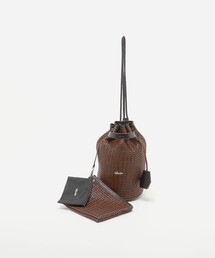 hALON（アーロン）の「＜hALON＞ウーブン メッシュ ボンサック（ショルダーバッグ）」