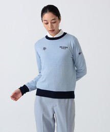 〈WOMEN〉 PURPLE LABEL / 防風エアシャット 裏付き スフィダンテ ニット(シーズンカラー)