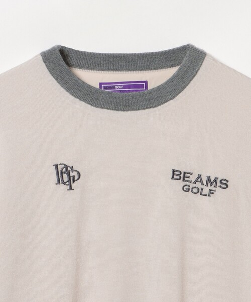BEAMS GOLF（ビームスゴルフ）の「〈WOMEN〉 PURPLE LABEL / 防風エアシャット 裏付き スフィダンテ ニット（シーズンカラー）（ニット/セーター・レディース・サックスブルー/ホワイト系その他5・LARGE/MEDIUM）」の10枚目の写真