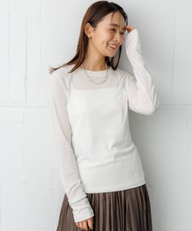 組曲 | ソフトシアージャージー クルーネックカットソー(Tシャツ/カットソー)