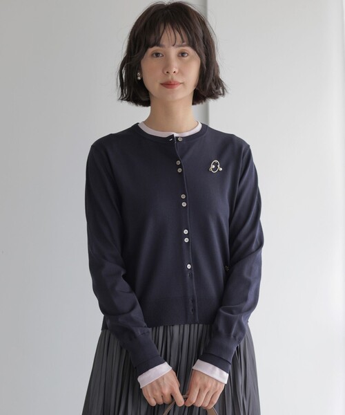 組曲(クミキョク)の「ソフトシアージャージー クルーネックカットソー(Tシャツ/カットソー・レディース・ブラック系/ピンク系/アイボリー系/ライトグリーン系・2/3)」の12枚目の写真