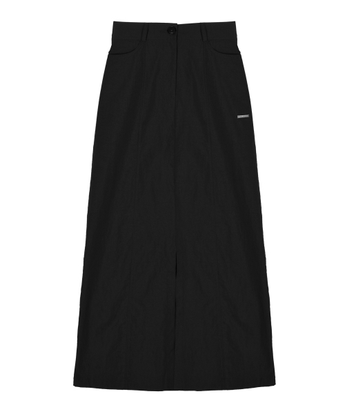 NICK&NICOLE(ニックアンドニコール)の「PANEL LONG SKIRT_BLACK(スカート・レディース・その他・FREE)」の4枚目の写真