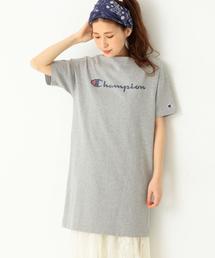 Another Edition | 【WEB店舗限定】AE×Championロゴショートスリーブワンピース■BCAE×ChampionLOGO SSL(ワンピース)