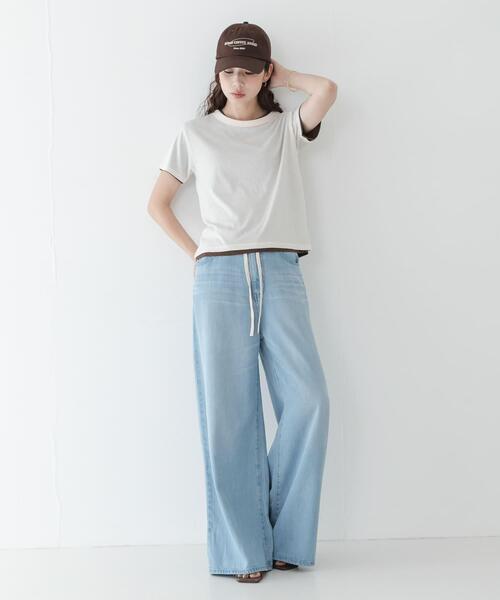 URBAN RESEARCH Sonny Label（アーバンリサーチサニーレーベル）の「シアーTシャツSET（Tシャツ/カットソー・レディース・グレー系その他/ホワイト系その他/ブルー系その他・FREE）」の9枚目の写真