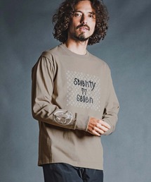 mlt5784- heavy oz USA cotton L-S t-shirt (monogram) ロングスリーブTシャツ(7726W250)