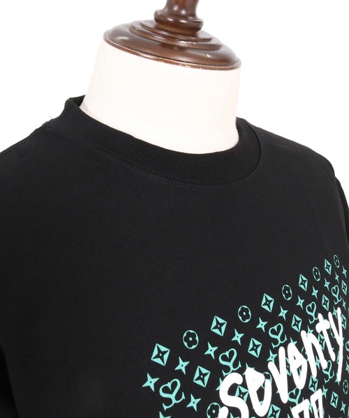 seventy seven(セブンティセブン)の「mlt5784- heavy oz USA cotton L-S t-shirt (monogram) ロングスリーブTシャツ(7726W250)(Tシャツ/カットソー・メンズ・ホワイト/ブラック/サンドベージュ・S/M/L/XL)」の20枚目の写真