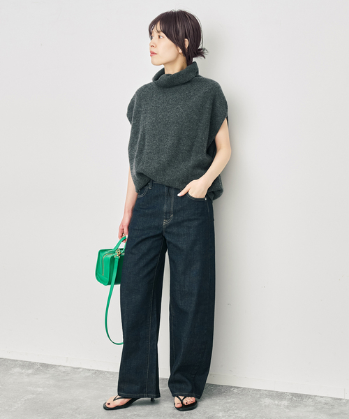 Spick & Span（スピックアンドスパン）の「《別注 / 》HASHIBAMI / ハシバミ スクエアショルダー2WAYバッグ*（ショルダーバッグ・レディース・グリーン/ブラック・FREE）」の14枚目の写真