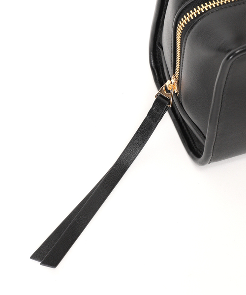 Spick & Span（スピックアンドスパン）の「《別注 / 》HASHIBAMI / ハシバミ スクエアショルダー2WAYバッグ*（ショルダーバッグ・レディース・グリーン/ブラック・FREE）」の4枚目の写真