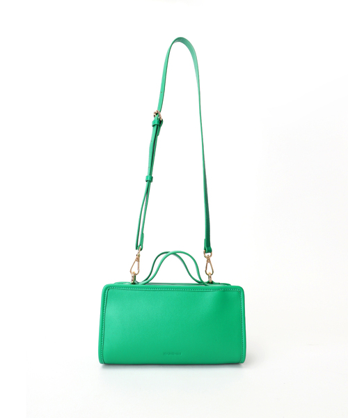 Spick & Span（スピックアンドスパン）の「《別注 / 》HASHIBAMI / ハシバミ スクエアショルダー2WAYバッグ*（ショルダーバッグ・レディース・グリーン/ブラック・FREE）」の8枚目の写真