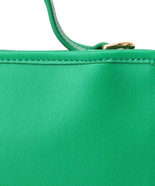 Spick & Span（スピックアンドスパン）の「《別注 / 》HASHIBAMI / ハシバミ スクエアショルダー2WAYバッグ*（ショルダーバッグ・レディース・グリーン/ブラック・FREE）」の10枚目の写真