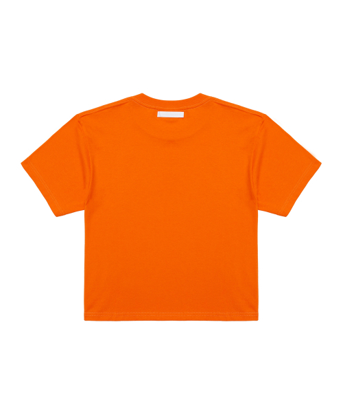 C WEAR BY THE GENIUS(シーウェアバイザジーニアス)の「オーバーサイズクロップTシャツオレンジ(Tシャツ/カットソー・レディース・その他・X-SMALL/SMALL/MEDIUM/LARGE/X-LARGE)」の7枚目の写真