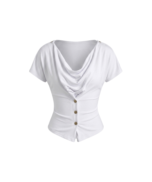 LOTSYOU（ロッツユー）の「LOTSYOU_Kendall Top WHITE（Tシャツ/カットソー・レディース・その他・SMALL/MEDIUM）」の6枚目の写真
