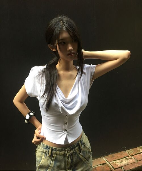 LOTSYOU（ロッツユー）の「LOTSYOU_Kendall Top WHITE（Tシャツ/カットソー・レディース・その他・SMALL/MEDIUM）」の9枚目の写真