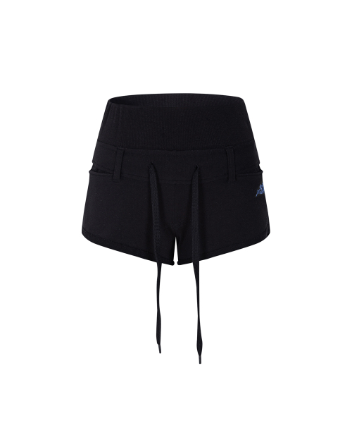PLEASENOFOLLOW(プリーズノーフォロー)の「Dan Rose Logo Shorts (Black)(その他パンツ・レディース・その他・SMALL/MEDIUM)」の3枚目の写真