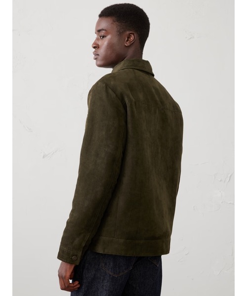 BANANA REPUBLIC スエードジャケット S セール】BANANA REPUBLIC FACTORY STORE ヴィーガンスエードジャケット