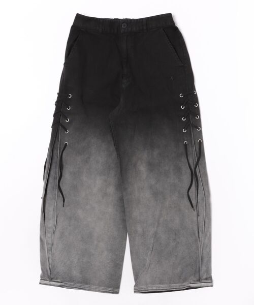 CONVERSE TOKYO(コンバーストウキョウ)の「FADE COLOR LACE-UP PANTS(その他パンツ・レディース・ブラック/ネイビー・MEDIUM/SMALL)」の1枚目の写真