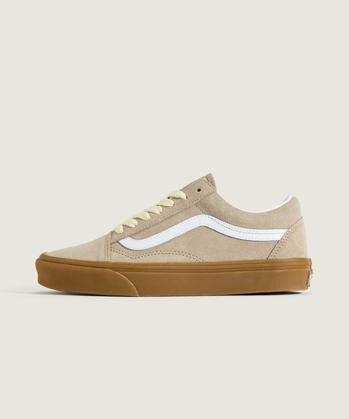 VANS(バンズ)の「オールドスクール / Old Skool GUM ALUMINUM VN000D6W1O31(スニーカー・メンズ・ベージュ・9/10.5/12)」の1枚目の写真