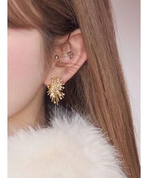 ビジューステートメントピアス