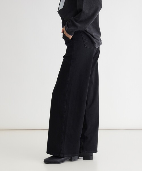 SOMETHING(サムシング)の「《日本製》SOMETHING LISA FRONT FLAP(その他パンツ・レディース・ブラック・02/03/04/05)」の3枚目の写真