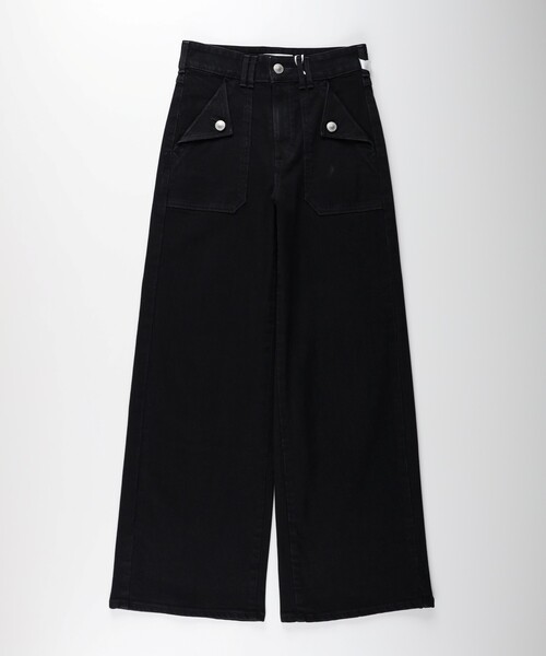 SOMETHING(サムシング)の「《日本製》SOMETHING LISA FRONT FLAP(その他パンツ・レディース・ブラック・02/03/04/05)」の7枚目の写真