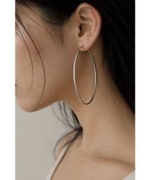 marjour | [STAINLESS]BIG HOOP PIERCE(ピアス（両耳用）)