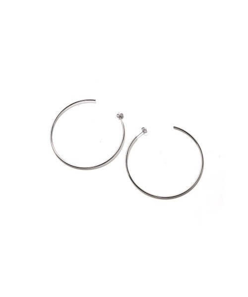 marjour（マージュール）の「[STAINLESS]BIG HOOP PIERCE（ピアス（両耳用）・レディース・ゴールド/シルバー・FREE）」の6枚目の写真