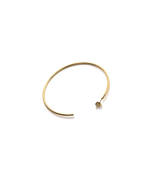 marjour（マージュール）の「[STAINLESS]BIG HOOP PIERCE（ピアス（両耳用）・レディース・ゴールド/シルバー・FREE）」の8枚目の写真
