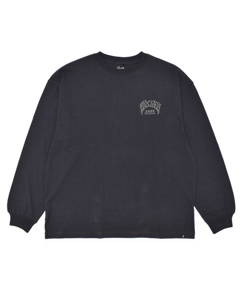 lost（ロスト）の「lost/ロスト BACK STACKED LS TEE ロンT LM6F-2205（Tシャツ/カットソー・メンズ・モスグリーン/ホワイト/ブラック・M/XL/L）」の2枚目の写真