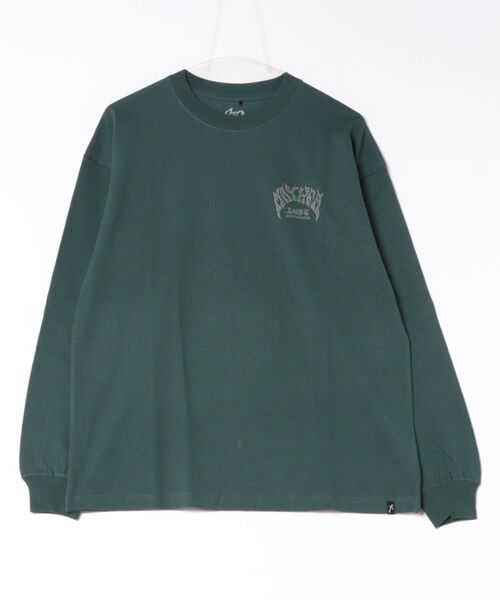 lost（ロスト）の「lost/ロスト BACK STACKED LS TEE ロンT LM6F-2205（Tシャツ/カットソー・メンズ・モスグリーン/ホワイト/ブラック・M/XL/L）」の14枚目の写真