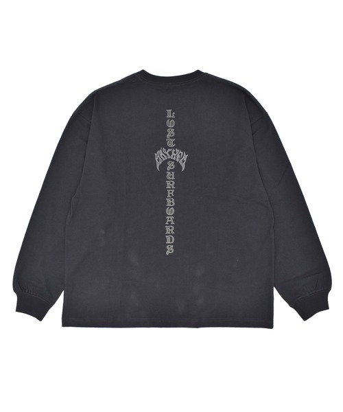 lost（ロスト）の「lost/ロスト BACK STACKED LS TEE ロンT LM6F-2205（Tシャツ/カットソー・メンズ・モスグリーン/ホワイト/ブラック・M/XL/L）」の5枚目の写真