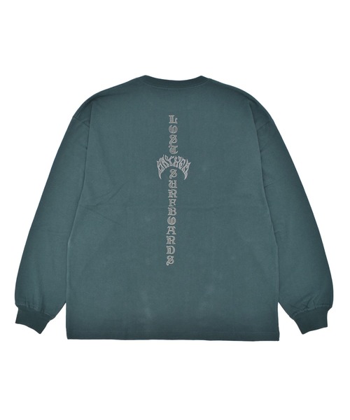 lost（ロスト）の「lost/ロスト BACK STACKED LS TEE ロンT LM6F-2205（Tシャツ/カットソー・メンズ・モスグリーン/ホワイト/ブラック・M/XL/L）」の7枚目の写真