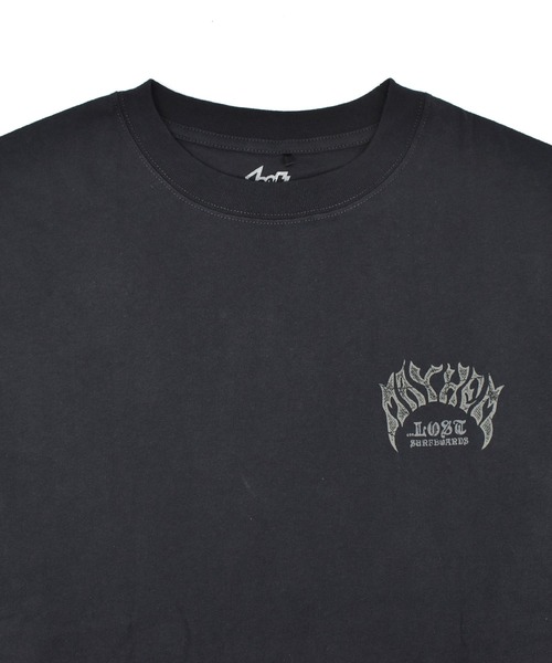 lost（ロスト）の「lost/ロスト BACK STACKED LS TEE ロンT LM6F-2205（Tシャツ/カットソー・メンズ・モスグリーン/ホワイト/ブラック・M/XL/L）」の8枚目の写真