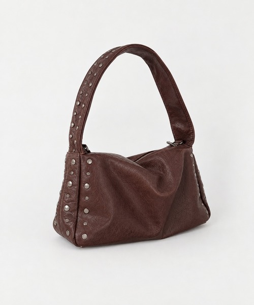 CANAL JEAN(キャナルジーン)の「El mar スタッズショルダーBAG(ショルダーバッグ・レディース・ブラウン/ブラック・ONE SIZE)」の2枚目の写真