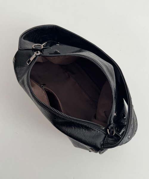 CANAL JEAN(キャナルジーン)の「El mar スタッズショルダーBAG(ショルダーバッグ・レディース・ブラウン/ブラック・ONE SIZE)」の18枚目の写真