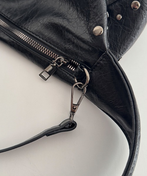 CANAL JEAN(キャナルジーン)の「El mar スタッズショルダーBAG(ショルダーバッグ・レディース・ブラウン/ブラック・ONE SIZE)」の20枚目の写真