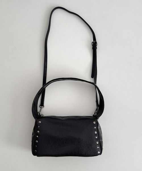 CANAL JEAN(キャナルジーン)の「El mar スタッズショルダーBAG(ショルダーバッグ・レディース・ブラウン/ブラック・ONE SIZE)」の21枚目の写真